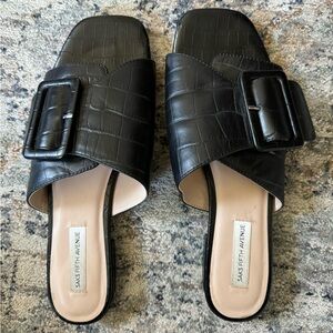 Lightly Worn Black Saks 5th Avenue Sandal